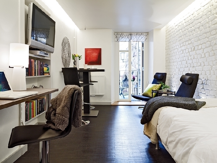 Маленькая квартира 25 кв. метров и её обустройство в скандинавском стиле
