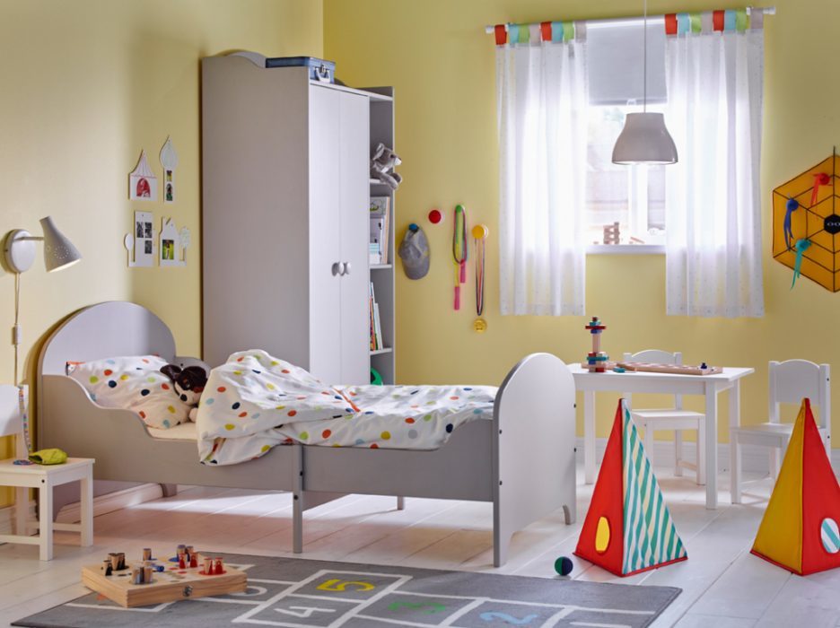 На фото: раздвижная кровать для ребенка от 3 лет