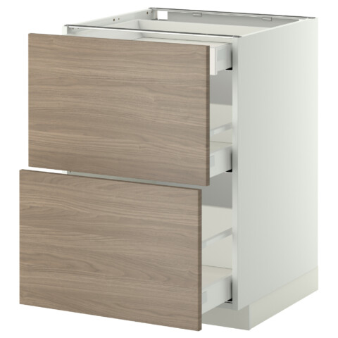 Напольный шкаф, 2 фасада, 3 ящика МЕТОД / МАКСИМЕРА белый артикуль № 991.096.14 в наличии. Интернет сайт IKEA Минск. Недорогая доставка и монтаж.