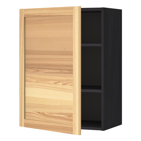 Шкаф навесной с полкой МЕТОД черный артикуль № 291.342.16 в наличии. Интернет магазин ИКЕА Республика Беларусь. Быстрая доставка и установка.