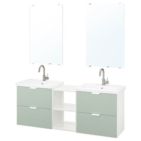 Комплект мебели для ванной,15 предмета IKEA TVÄLLEN ЛЕН ТВЭЛЛЕН, BEGIVENHET БЕГИВЕНХЕТ 894.992.65