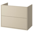 Шкаф для раковины с ящиками, 80x48x63 см, бежевый IKEA HAVBÄCK 505.350.66