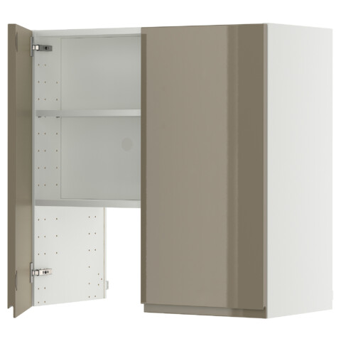 Навесной шкаф для вытяжки, полка, дверь IKEA METOD МЕТОД 695.774.43