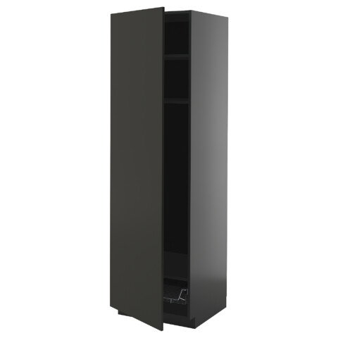 Высокий шкаф с полками, проволочные корзин IKEA METOD МЕТОД 095.869.59